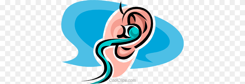 Ear With A Hearing Aid In It Royalty Vector Clip Art, Body Part, Baby, Person Free Transparent Png