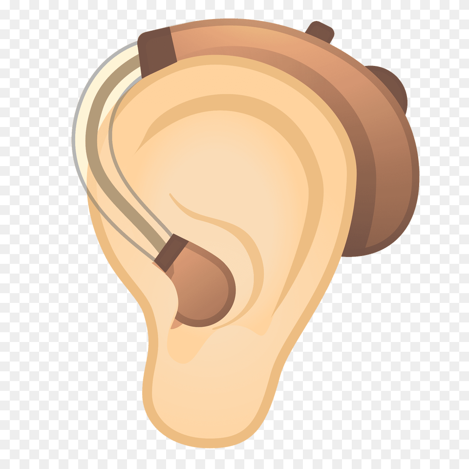Ear With Hearing Aid Emoji Clipart, Body Part Free Png