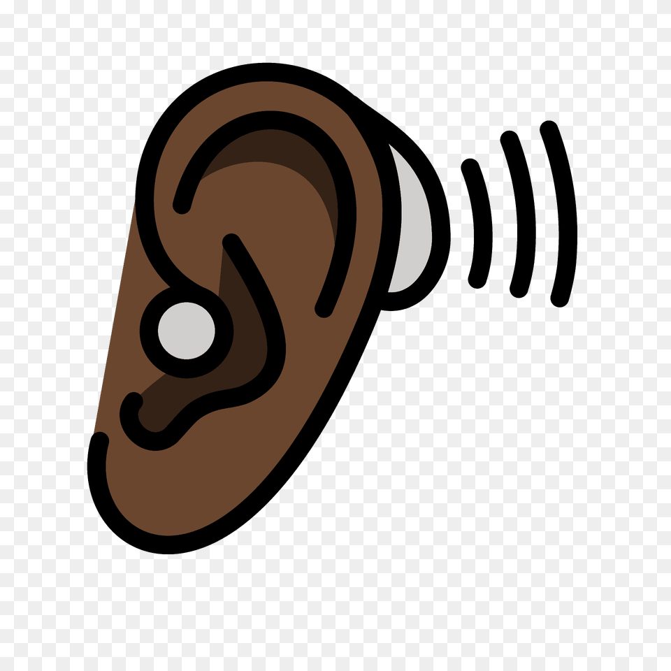 Ear With Hearing Aid Emoji Clipart, Body Part, Machine, Screw, Smoke Pipe Png