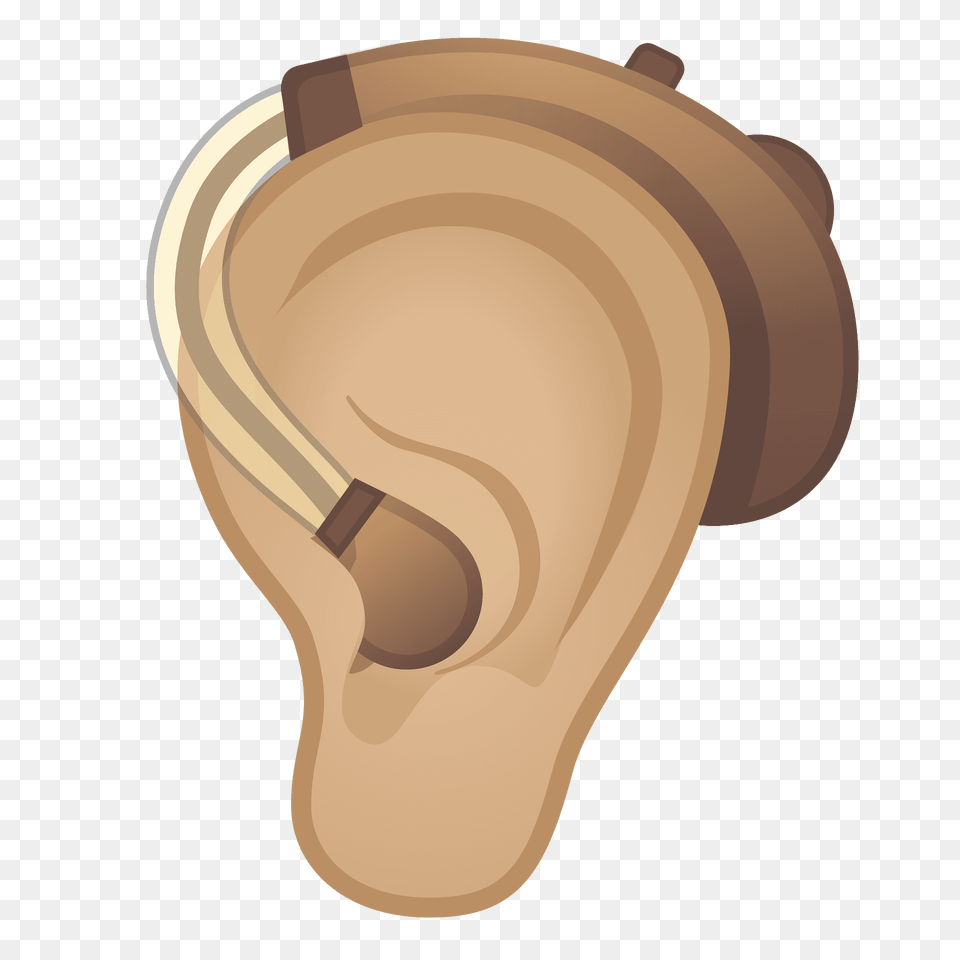 Ear With Hearing Aid Emoji Clipart, Body Part Free Transparent Png