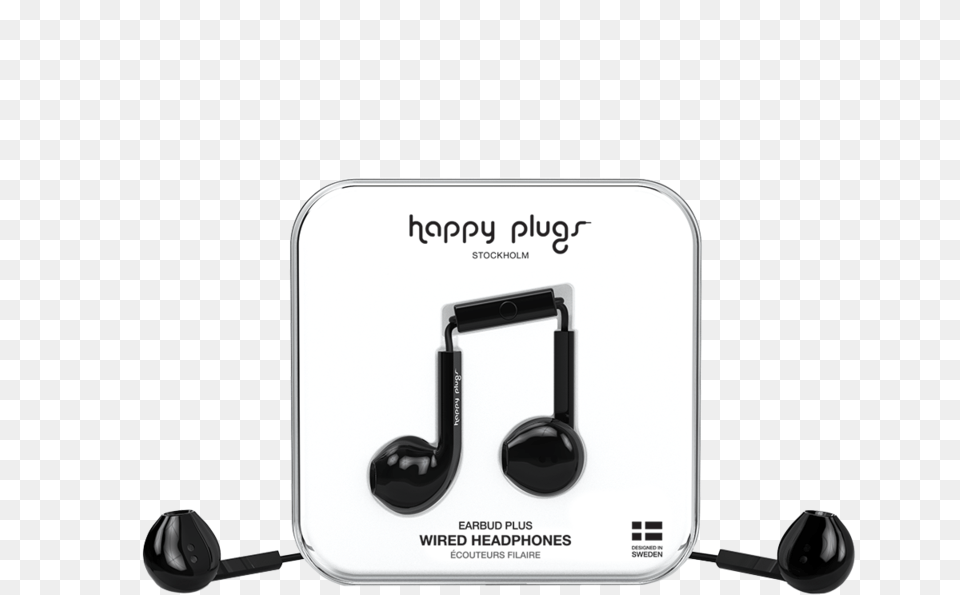 Earbud Plus Black Happy Plugs Flhallgat, Electronics Png Image