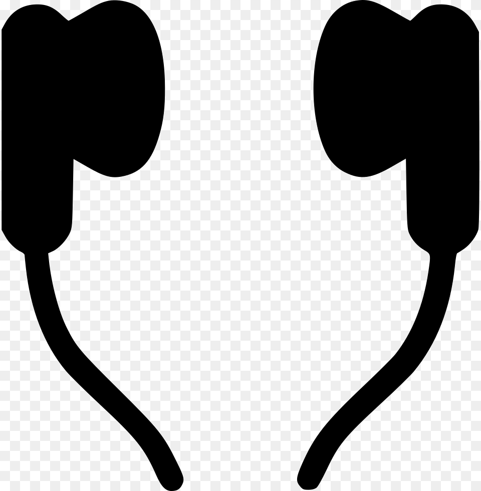 Earbud Svg Icon Download Earbud Svg, Electronics, Headphones, Bow, Weapon Png