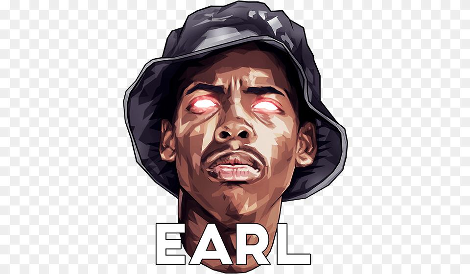 Earl Sweatshirt Vector, Portrait, Photography, Face, Person Free Png Download