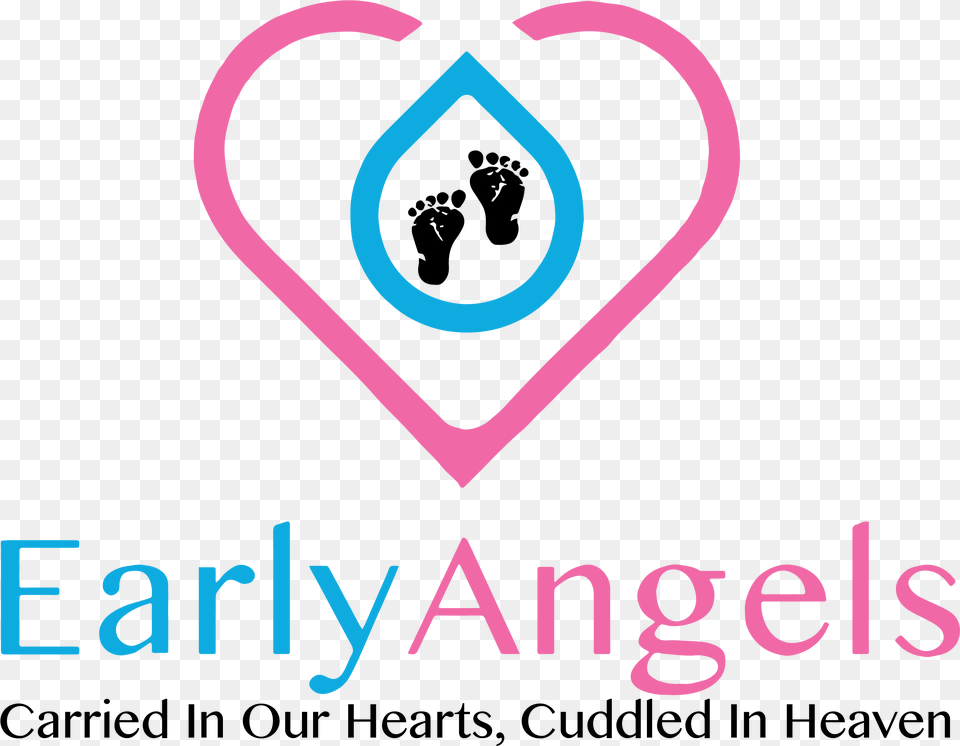 Early Angels Logo Wf Tag Travel Agent Next Door Logo, Heart, Disk Free Png