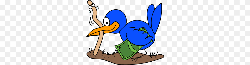 Early Bird Worm Clipart Free Clipart, Animal, Beak, Cartoon, Baby Png Image
