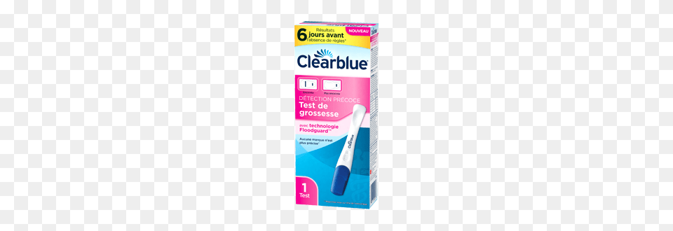 Early Detection Pregnancy Test Unit Clearblue Pregnancy, Brush, Device, Tool, Toothbrush Free Png Download