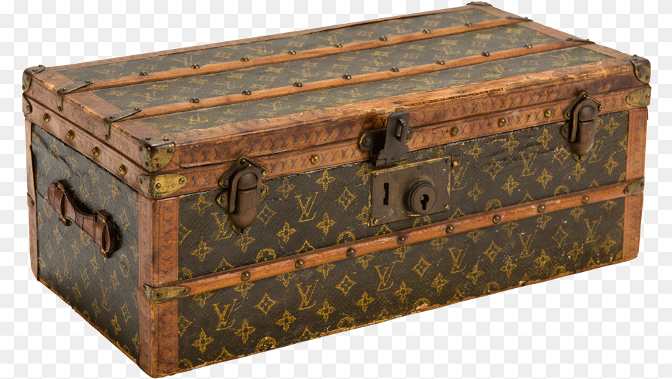 Early Flower Trunk 1930 Louis Vuitton Trunk, Treasure, Box, Baggage, Mailbox Free Transparent Png