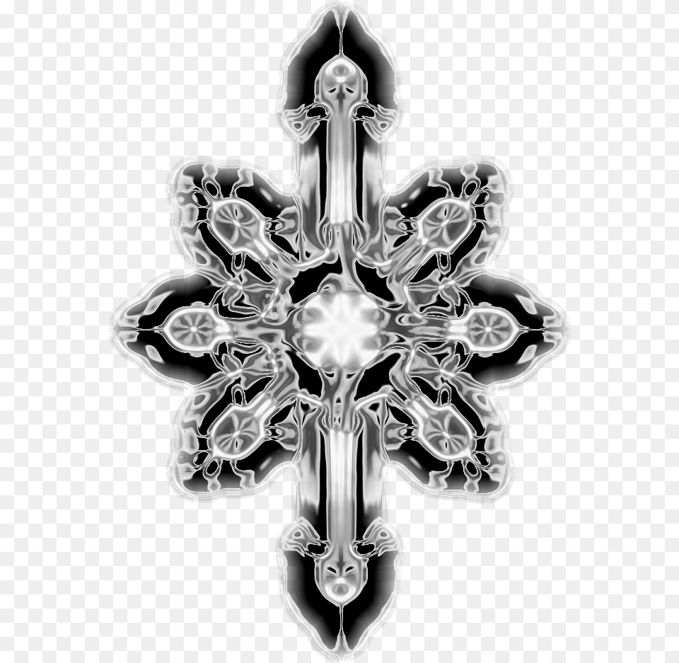 Early Subgenius Cross Chrome Google Chrome, Chandelier, Lamp, Symbol Free Png Download