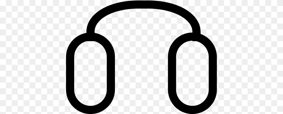 Earmuff Icon With And Vector Format For Unlimited, Gray Png Image