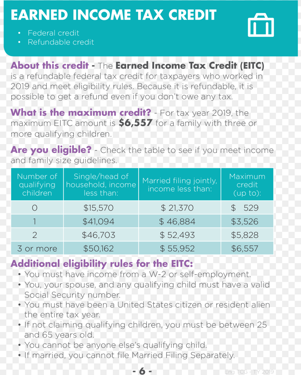 Earned Income Tax Credit 2020, Advertisement, Poster, Text Png