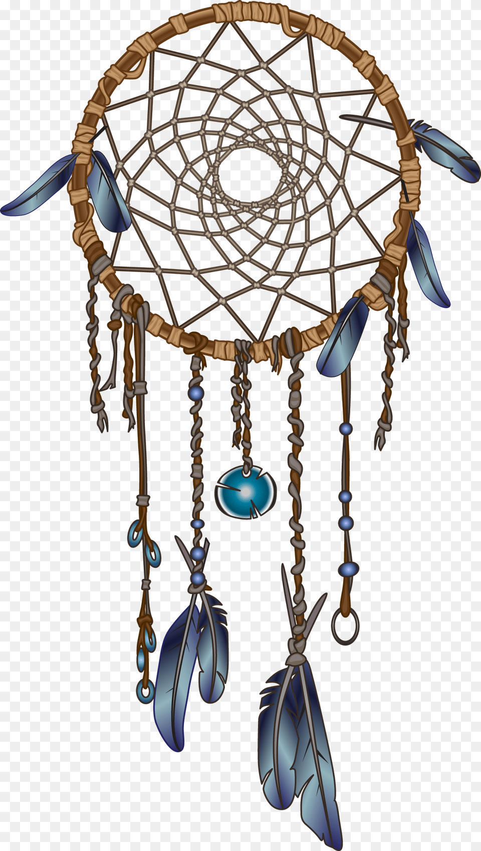 Earring Drawing Dream Catcher For Dream Catcher Transparent Background, Accessories, Jewelry, Necklace, Chandelier Free Png Download