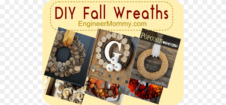 Earrings, Wreath Png