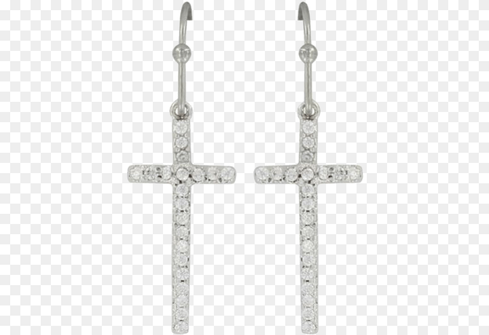 Earrings, Accessories, Cross, Earring, Jewelry Png Image
