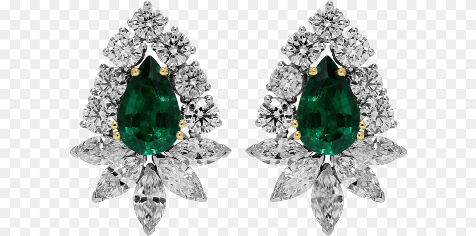 Earrings, Accessories, Jewelry, Gemstone, Emerald Free Png Download