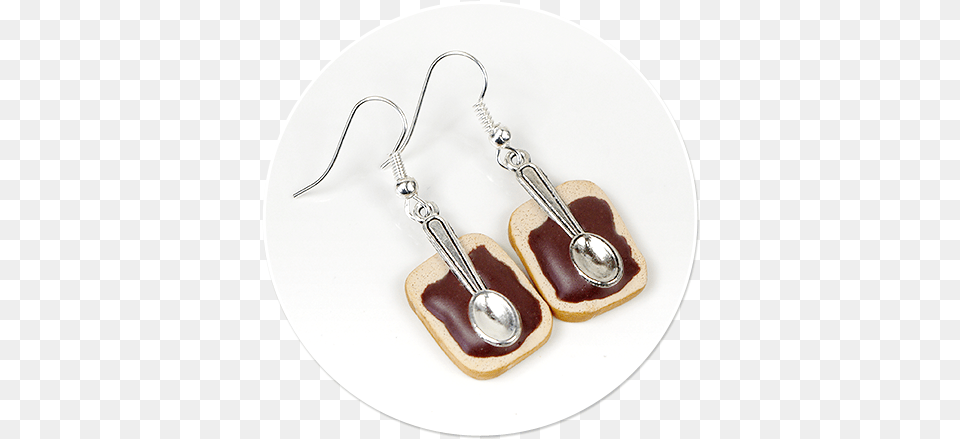 Earrings Toast With Nutella Jewellery, Accessories, Cutlery, Earring, Jewelry Free Png