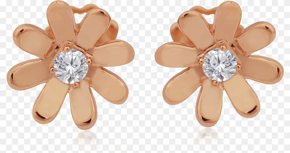 Earrings Tropical Flower 4er46 Loose Diamonds, Accessories, Diamond, Earring, Gemstone Png Image