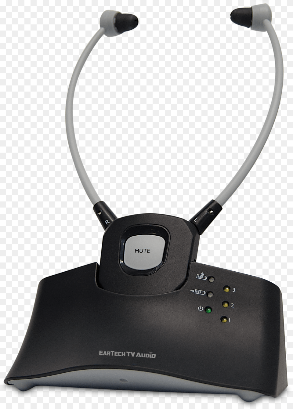 Eartech Tv Audiodigital Rf Tv Listening System With Headphones, Electrical Device, Microphone, Switch, Smoke Pipe Free Png Download