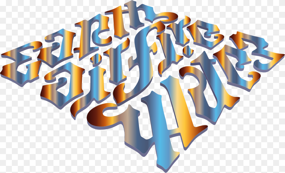 Earth Air Fire Water Ambigram No Background Icons, Art, Text Free Png