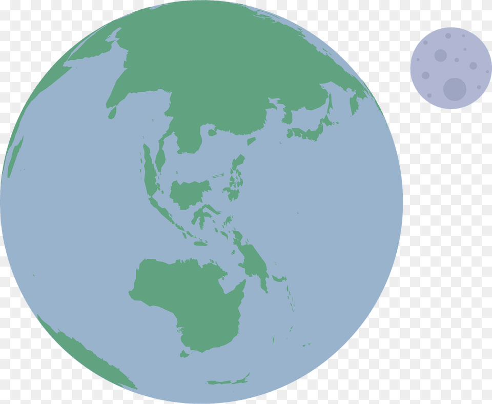 Earth And Moon Clipart, Astronomy, Outer Space, Planet, Globe Free Png