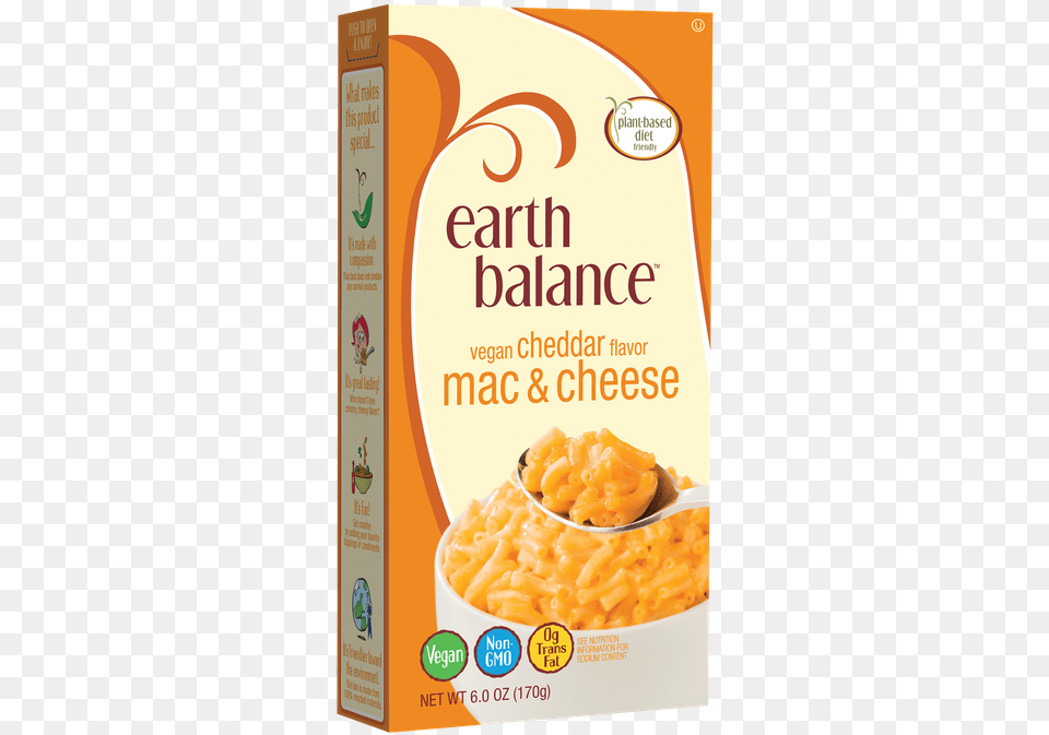 Earth Balance Vegan Mac And Cheese, Food, Macaroni, Pasta, Advertisement Png