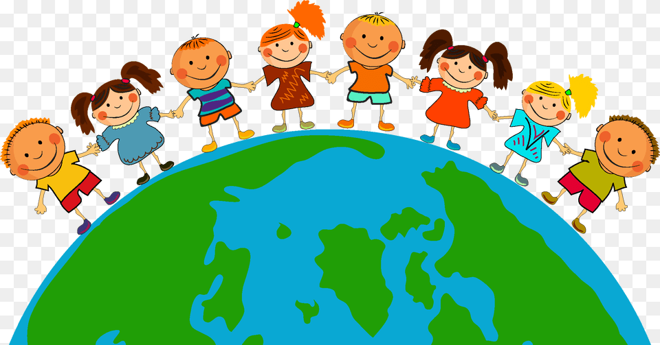 Earth Clipart For Kids Kids And Earth, Baby, Person, Astronomy, Outer Space Free Transparent Png