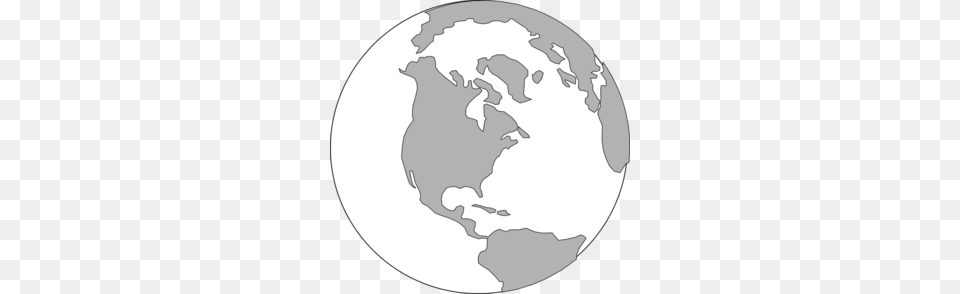 Earth Clipart Gray, Astronomy, Globe, Outer Space, Planet Free Transparent Png