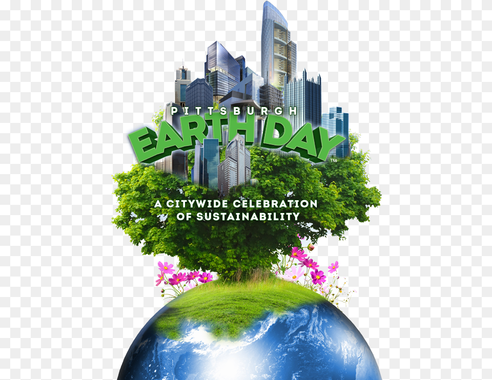Earth Day 2019 Pittsburgh, Advertisement, City, Green, Poster Png