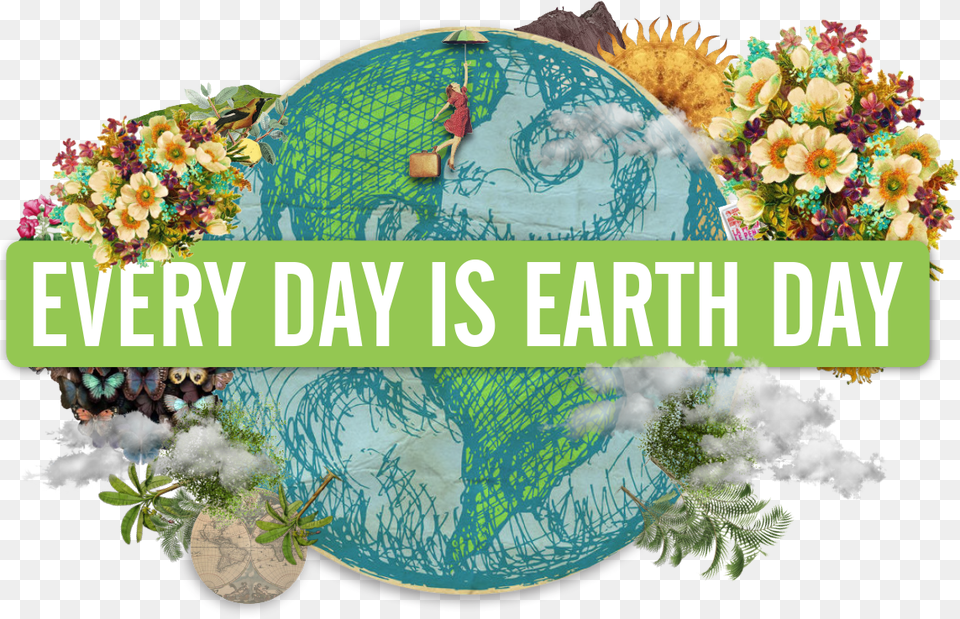 Earth Day, Art, Graphics, Plant, Flower Arrangement Png Image