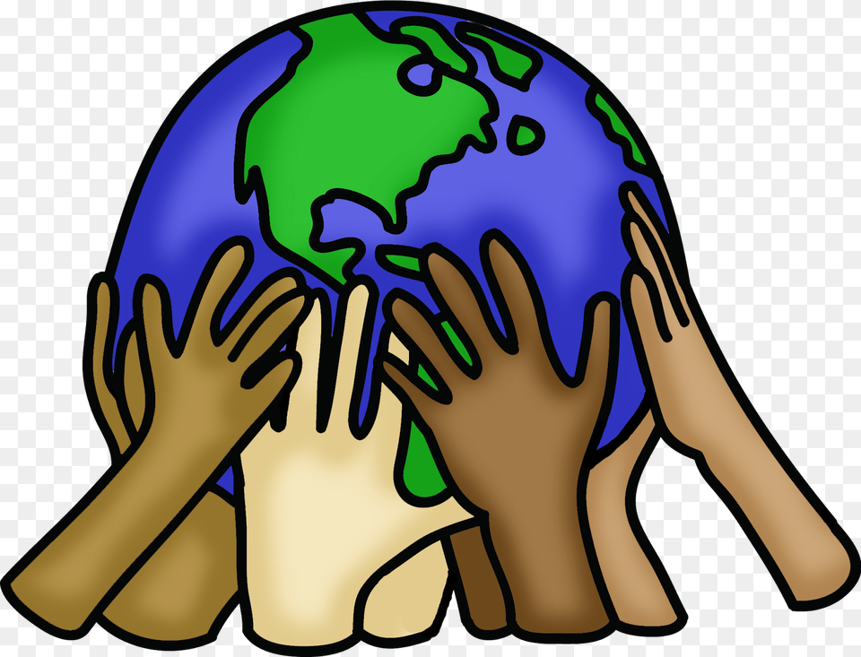 Earth Day Amp April Earth In Hands Clipart, Astronomy, Globe, Outer Space, Planet Png