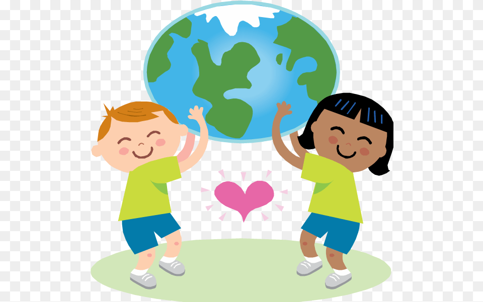 Earth Day Clipart Early Childhood Education Clip Art Love Our Earth Cartoon, Baby, Person, Face, Head Free Transparent Png