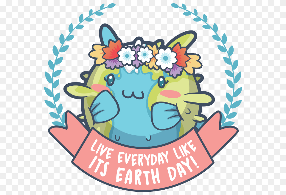 Earth Day Every Day Byte Size Treasure, Art, Graphics, Advertisement, Poster Png Image