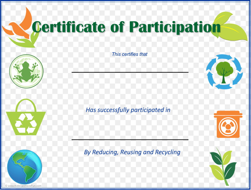 Earth Day Participation Certificate Eco Club Certificate, Text, Document, Plant, Diploma Png