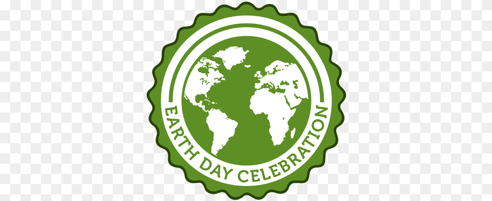 Earth Day Round Badge World Map Circle, Green, Logo, Ammunition, Grenade Free Png