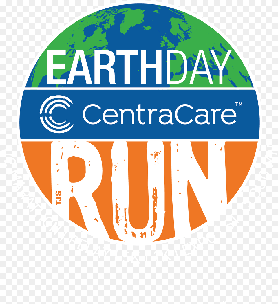 Earth Day Run In St Circle, Logo, Advertisement, Poster, Disk Png