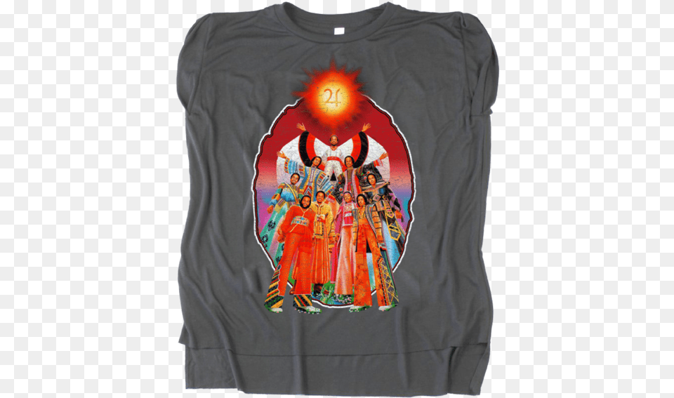 Earth Earth Wind Fire Shirt, T-shirt, Clothing, Adult, Person Free Png