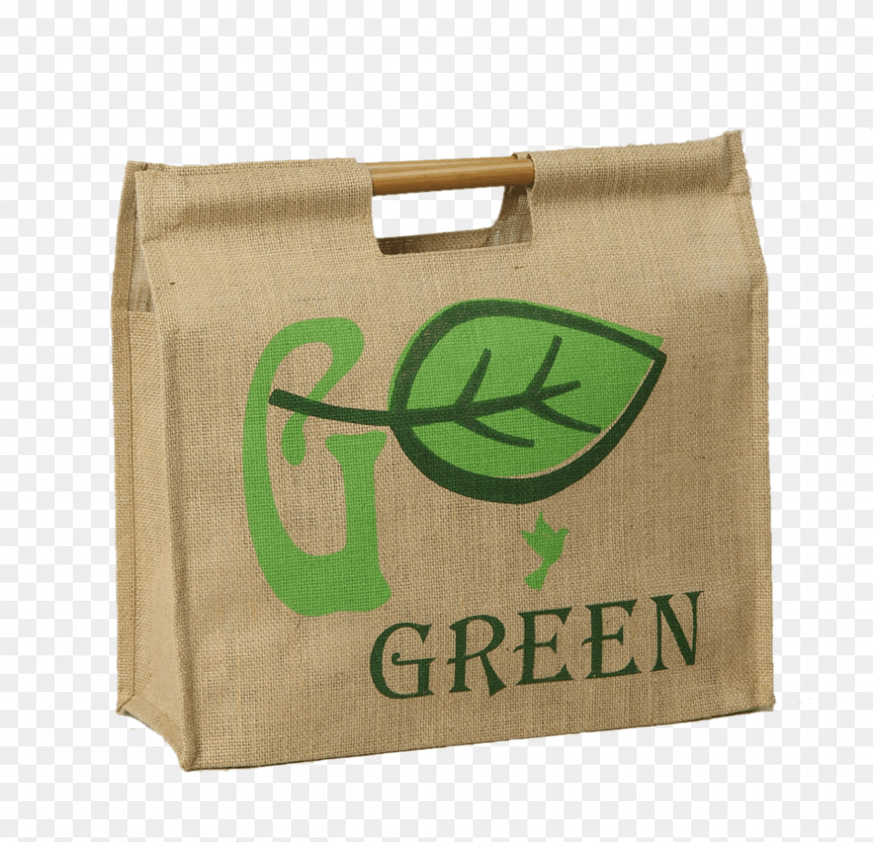 Earth Friendly Jute Grocery Bag Gunny Sack, Accessories, Handbag Free Png Download