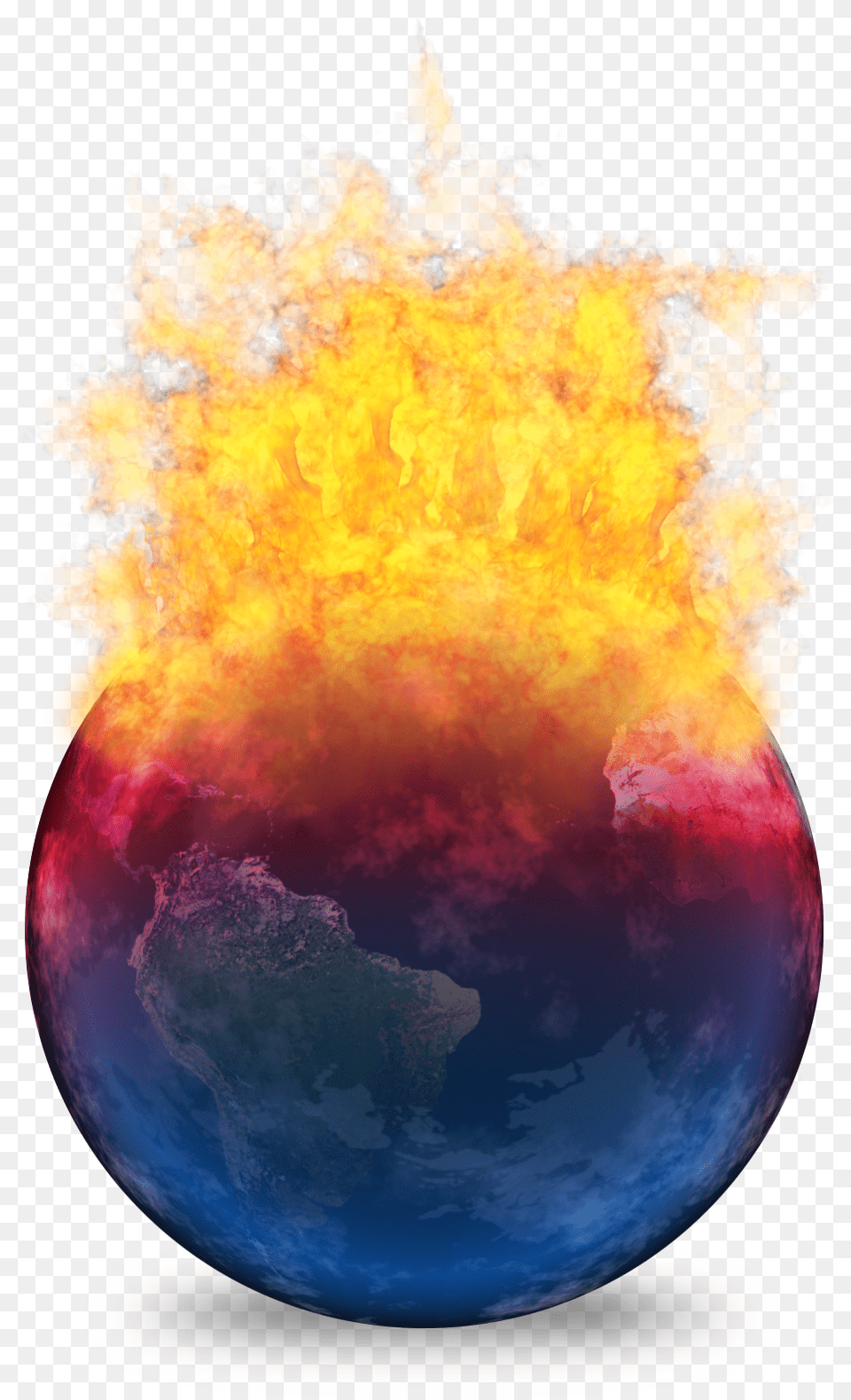 Earth Global Warming Earth Cartoon, Sphere, Astronomy, Outer Space, Planet Free Png Download
