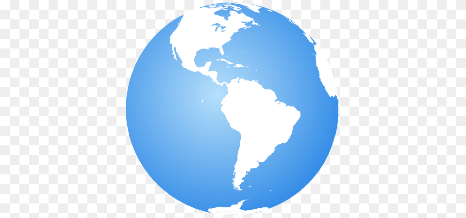 Earth Globe Centered On Latin America, Astronomy, Outer Space, Planet, Disk Png Image