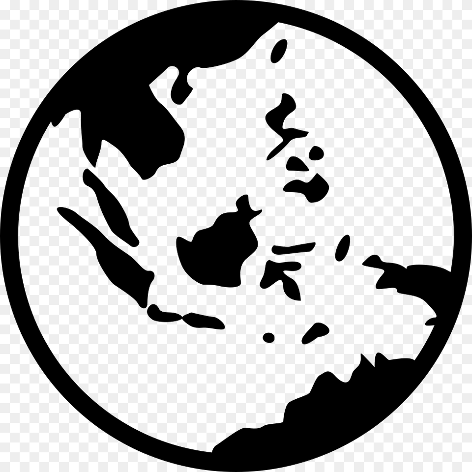 Earth Globe Comments South East Asia Map Icon, Stencil, Baby, Person, Astronomy Free Png