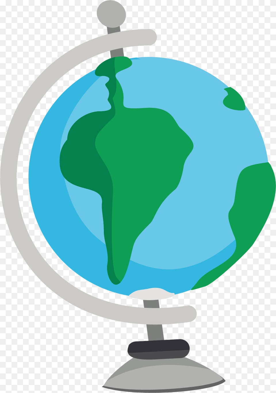 Earth Globe Desktop Computer Cartoon Vector Transparent Globe, Astronomy, Outer Space, Planet Png Image
