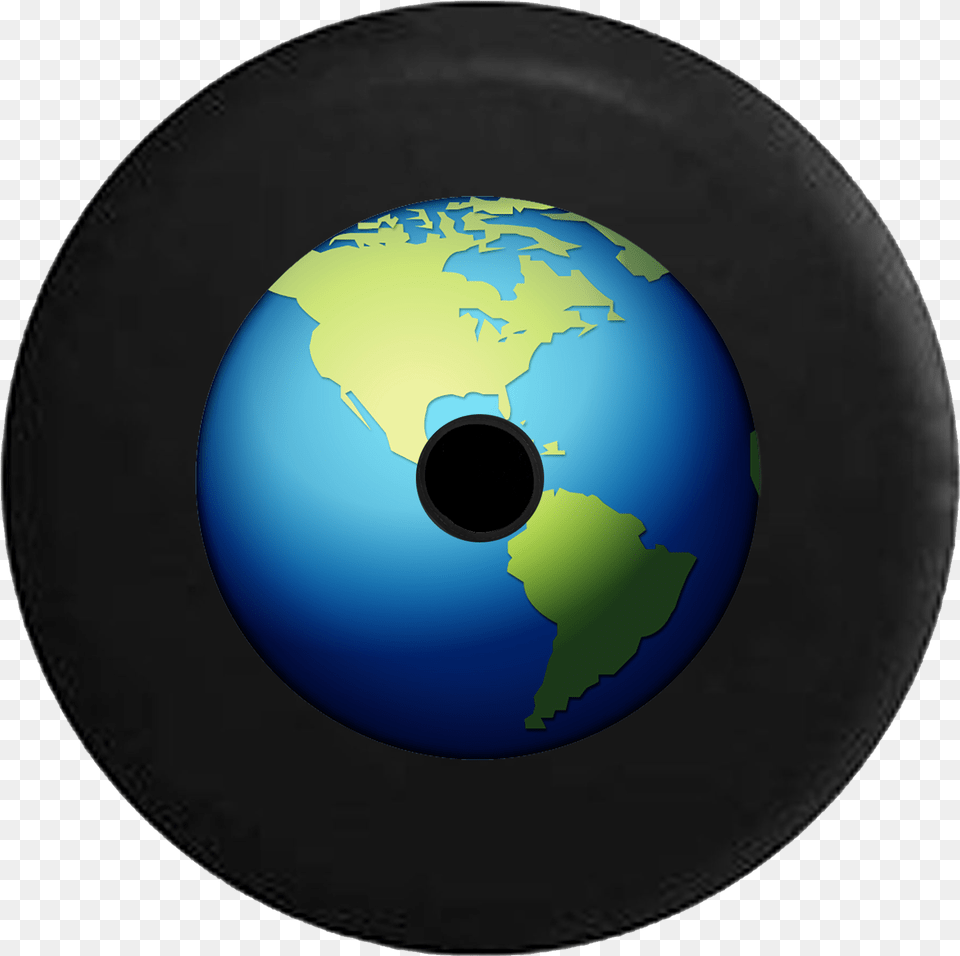 Earth Globe Rv Camper Spare Tire Cover Circle, Plate, Sphere, Astronomy, Outer Space Free Png