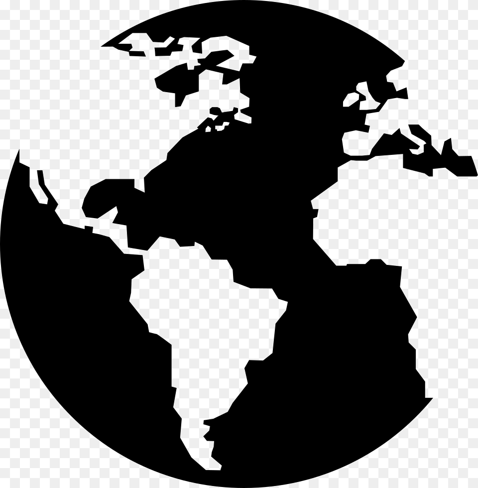 Earth Globe With Continents Maps Comments Earth Icon, Astronomy, Outer Space, Planet, Baby Free Png Download