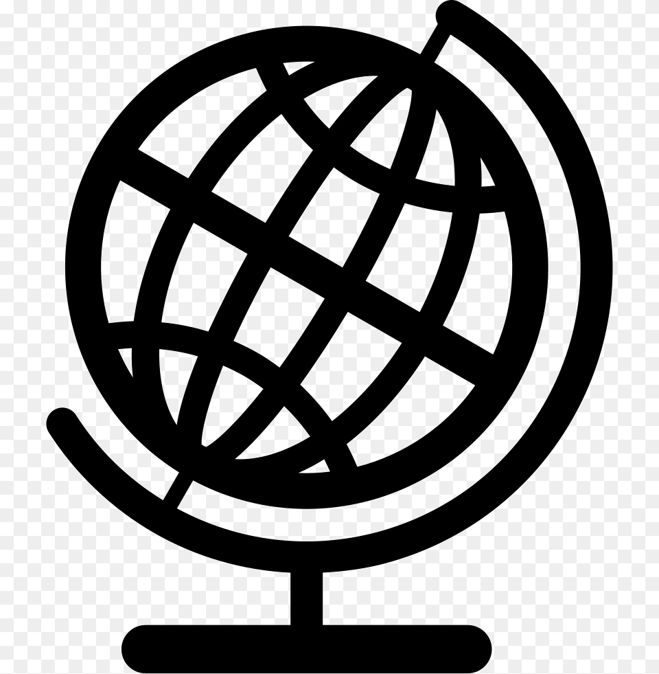 Earth Globe With Grid Comments Globe Terrestre Icon, Astronomy, Outer Space, Planet Free Transparent Png