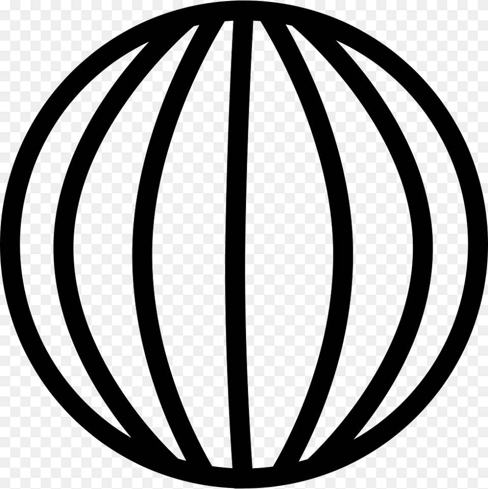 Earth Globe With Vertical Lines Grid Comments Globe With Vertical Lines, Sphere, Logo Free Transparent Png