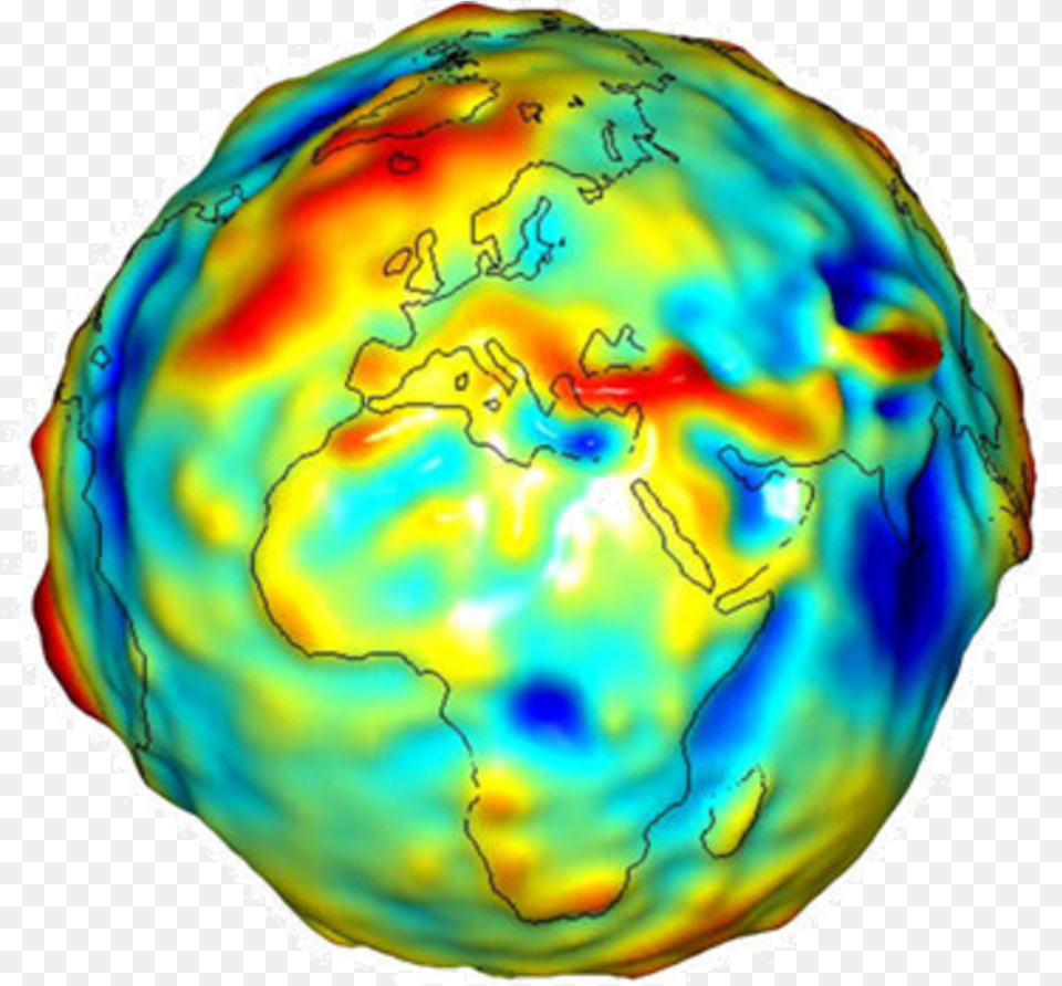 Earth Gravity Model Gravitational Earth, Astronomy, Outer Space, Planet, Globe Free Transparent Png