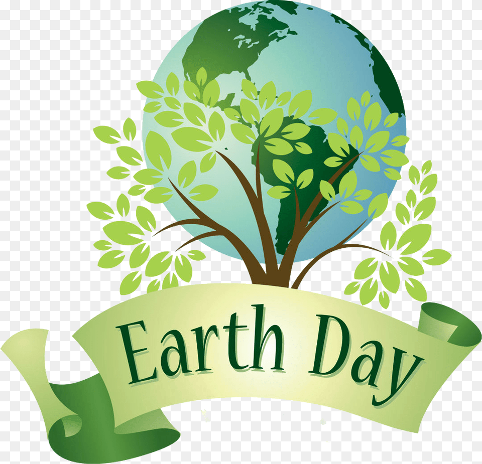 Earth Happy Earth Day April, Art, Graphics, Green, Herbal Free Png Download