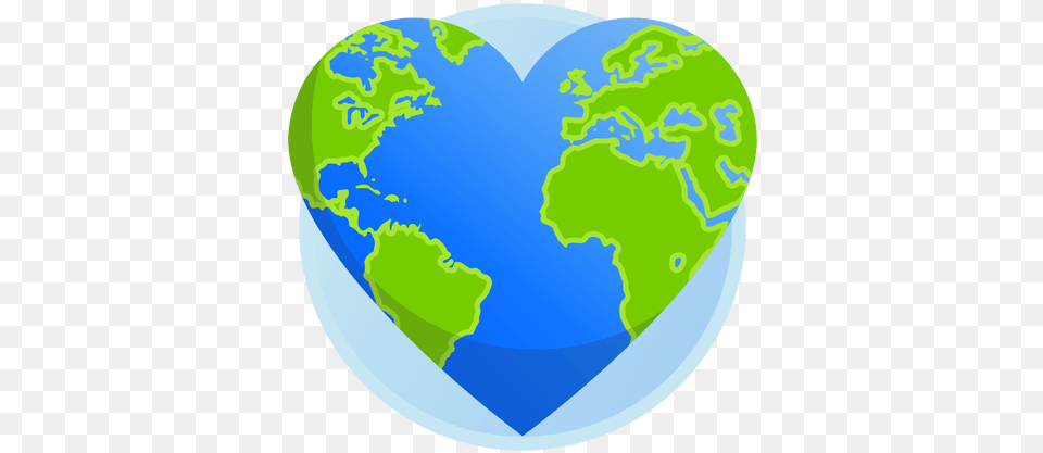 Earth Heart Icon U0026 Svg Vector File Background World Globe, Astronomy, Outer Space, Planet, Sphere Free Transparent Png