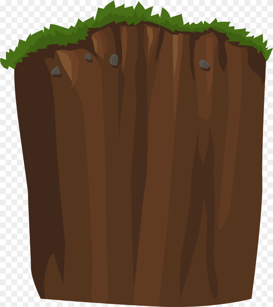 Earth Hill Drawing Graphic Soil, Plant, Tree, Potted Plant, Wood Free Png Download