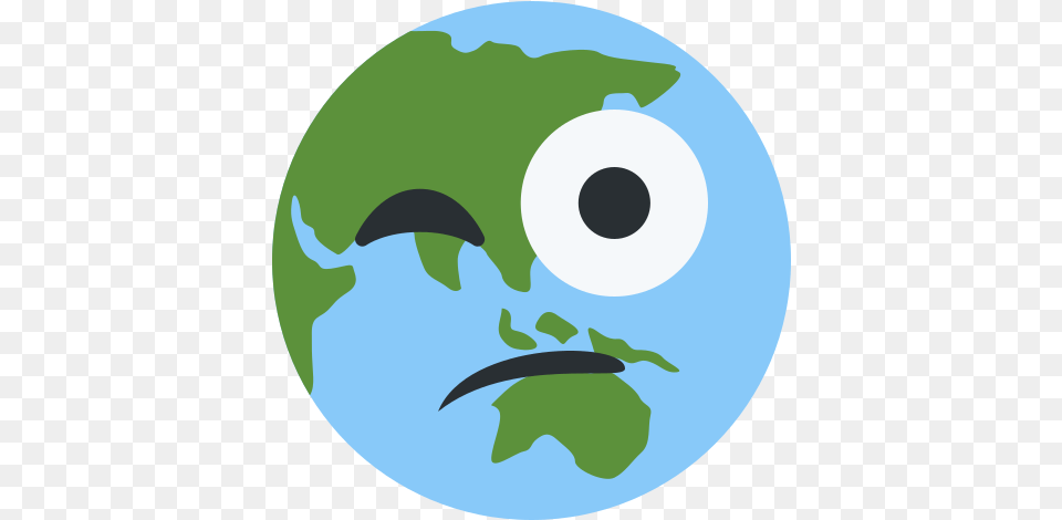 Earth Icon Asia Emoji, Astronomy, Outer Space, Planet, Face Png Image