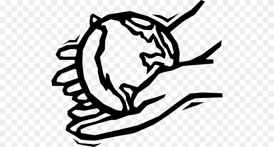 Earth In Gentle Hands Clip Art For Web, Stencil, Smoke Pipe, Food, Produce Free Png
